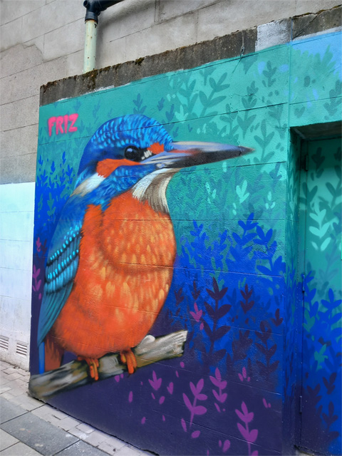 This is a photograph of some graffiti