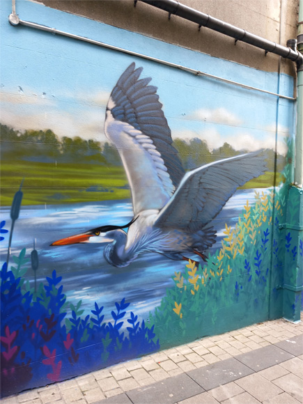 This is a photograph of some graffiti