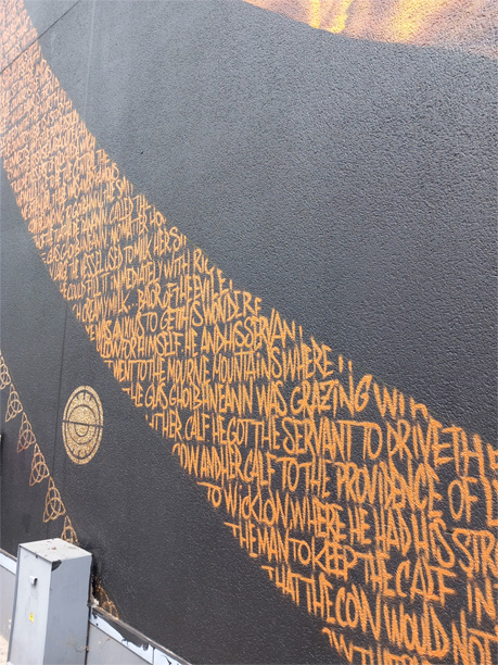 This is a photograph of some graffiti