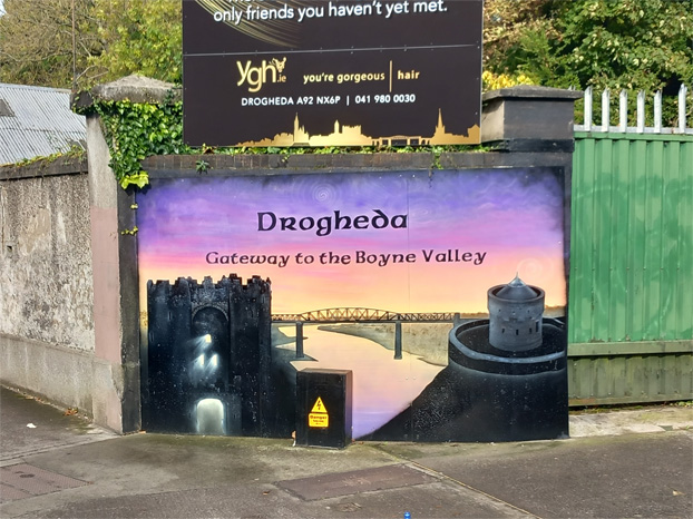 This is a photograph of some graffiti