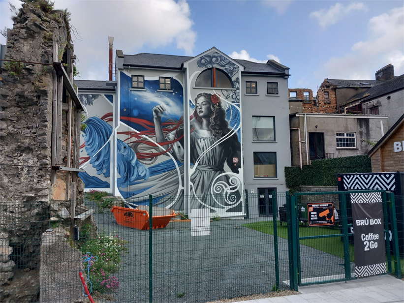 This is a photograph of some graffiti