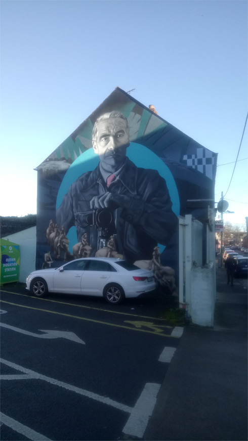 This is a photograph of graffiti