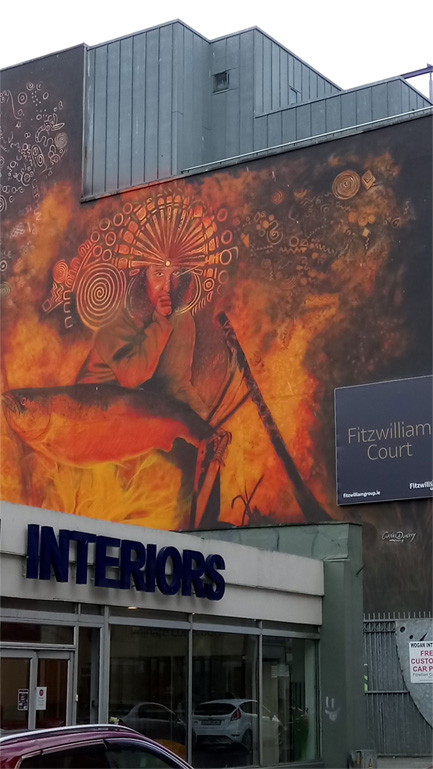 This is a photograph of some drogheda graffiti