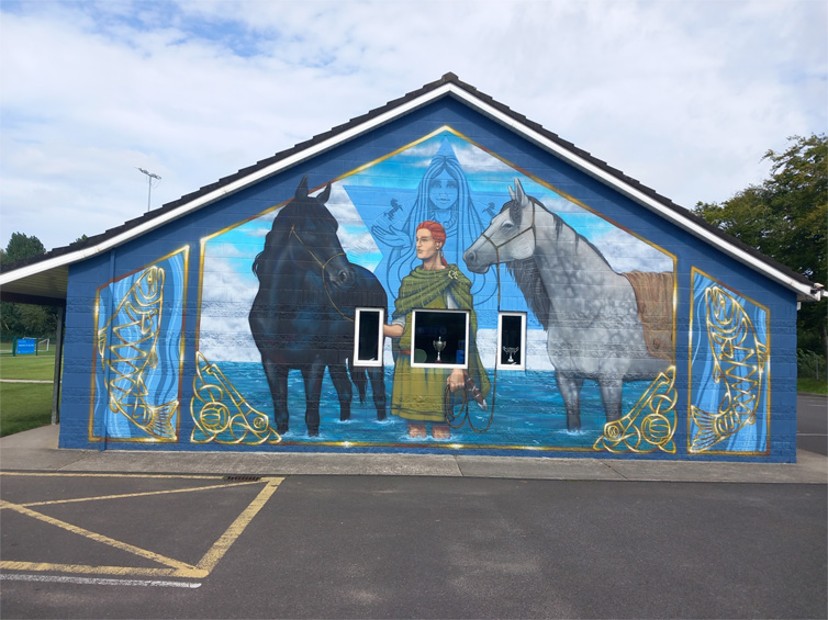 This is a photograph of some drogheda graffiti